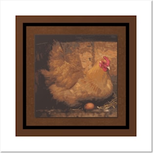 Perfect Chicken Brown Posters and Art